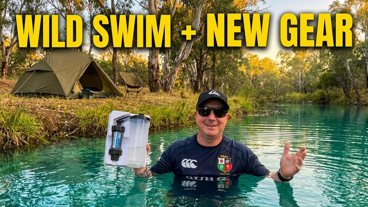 Hidden Creek Camp & Wild Swimming | Testing New Camping Gear | 🇦🇺