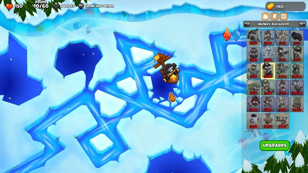 Bloons TD 6 - Frozen Over - Medium - Reverse - SUCCESS!