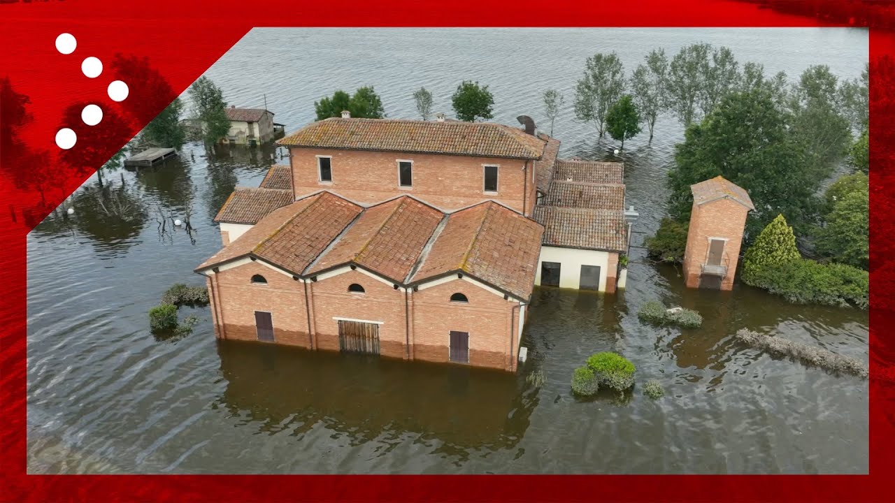 Alluvione in Emilia Romagna, Selva Malvezzi resta allagata: le immagini dal drone