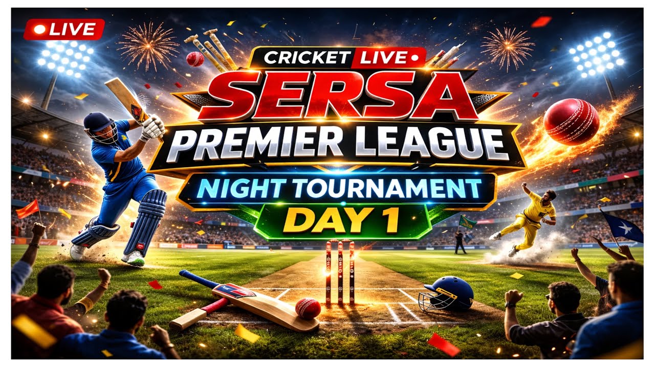 Live from Railway Colony – Sersa Premier League Night Cricket Tournament #bokaro #cricket #live 