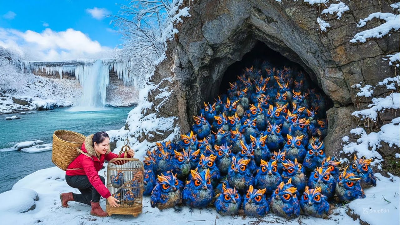 Harvesting +1000 Ghost Quail In The Coldest Forest & Goes Market to Sell | How to trap