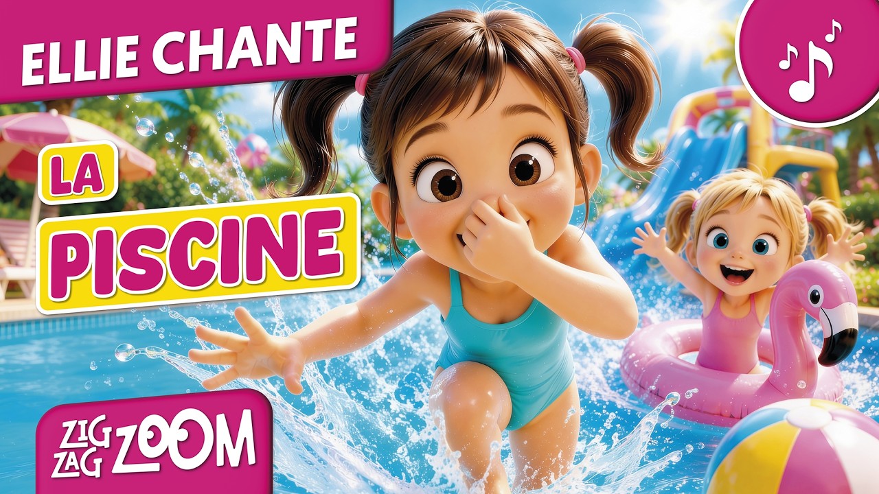 🎵 Ellie chante : La Piscine &ndash; Chanson pour enfants originale et rafra&icirc;chissante ! 💦