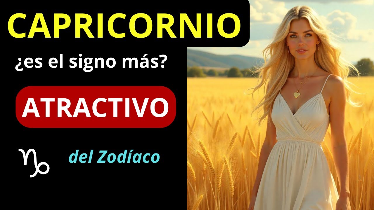 ¿Es CAPRICORNIO el signo más Atractivo del Zodíaco? | descubre su control y disciplina única...