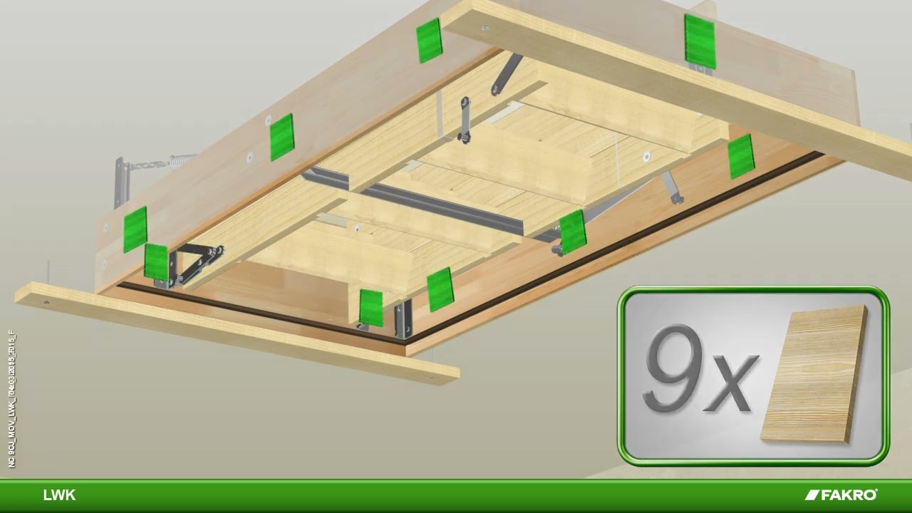 FAKRO escaliers escamotables LWK Komfort