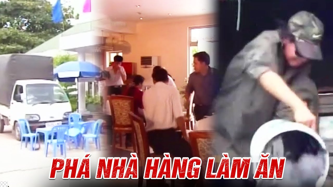 Nhóm người bí ẩn ngang nhiên phá đám quán ăn đông khách ban ngày | Cổ cồn trắng | Kho Phim VTV
