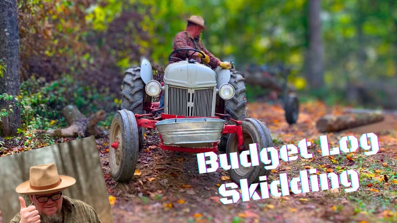 Skidding Logs with an Old Tractor