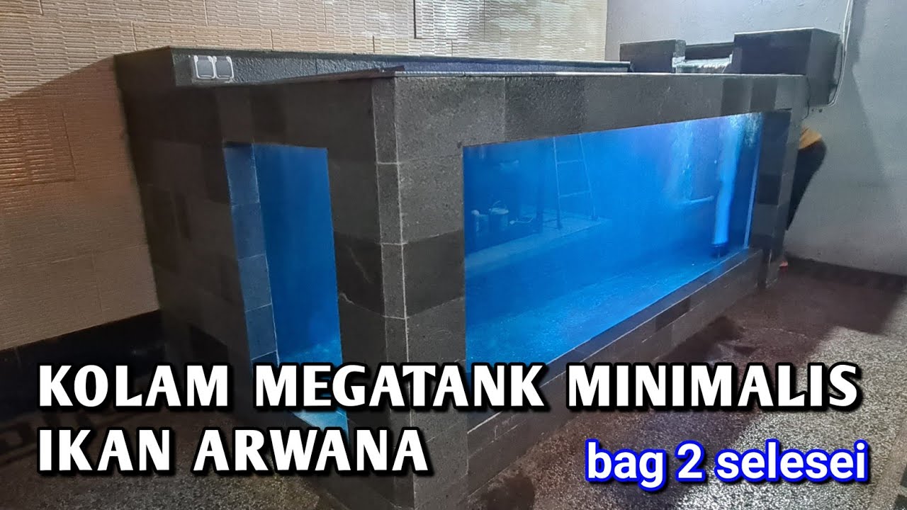 KOLAM MEGATANK MINIMALIS IKAN ARWANA | Perum Citraland Surabaya