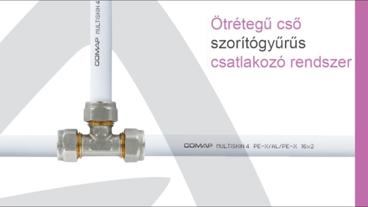 &Ouml;tr&eacute;tegű cső szor&iacute;t&oacute;gyűrűs csatlakoz&oacute; rendszer szerel&eacute;se
