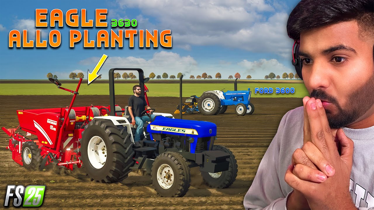 Eagle 3630 🦅 vs  Planter | Potato Planting | FS25 | Happy Goldsmith
