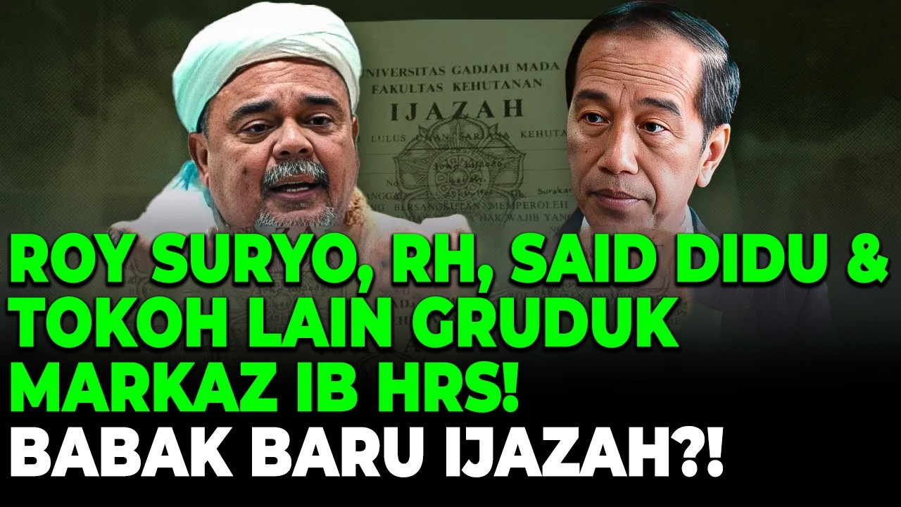 ROY SURYO, RH, SAID DIDU & TOKOH LAIN GRUDUK MARKAZ IB HRS! BABAK BARU IJAZAH?!
