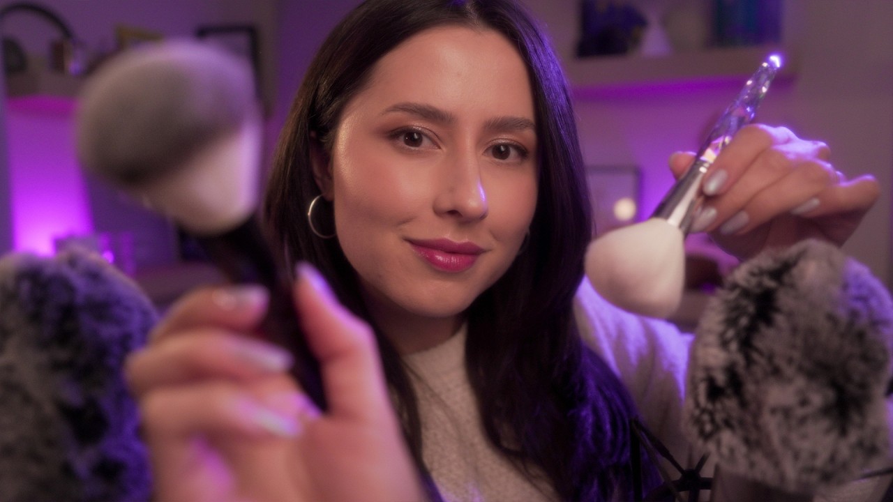 Calming ASMR for Cozy Nights 🌧️😴 Camera Brushing, Mic Brushing for Deep Sleep | No Talking
