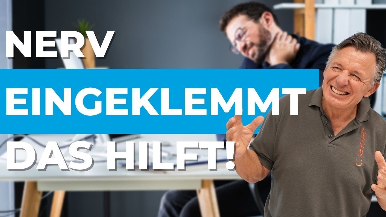 Du hast dir den Nerv im Nacken eingeklemmt? So einfach hilfst du dir!