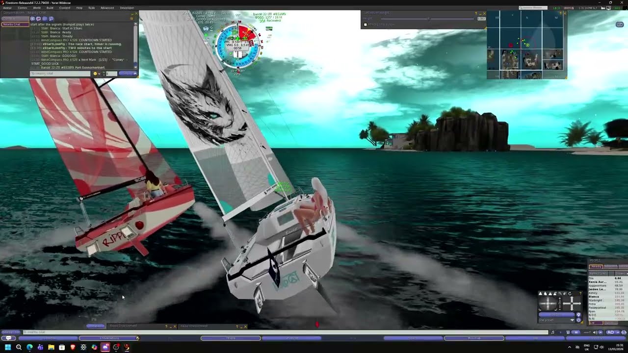 St Aubrey B22 Race 1 (Second Life)