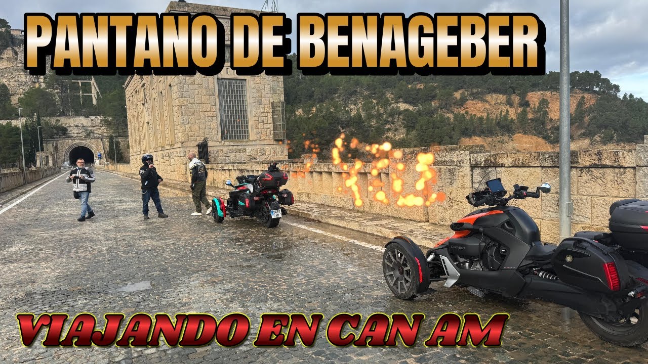 VIAJANDO EN CAN AM SPYDER RT# 312 EL PANTANO DE BENAGEBER