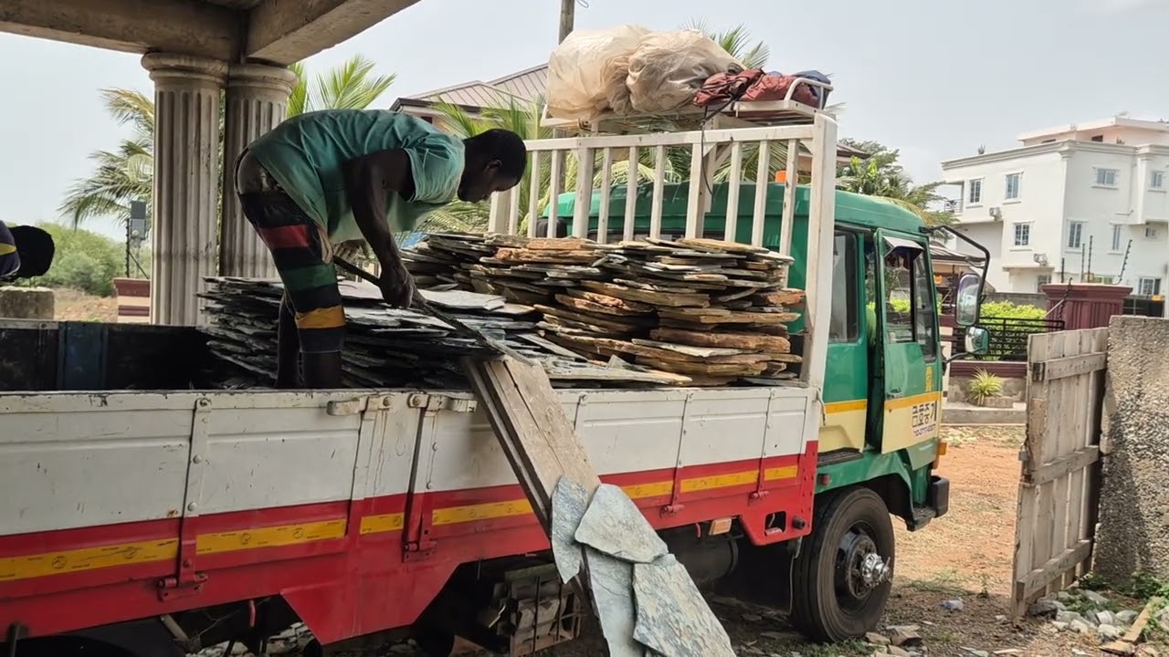 The Cost of supplying tarkwa flat Stone to prampram old ningo road. Building in Ghana 