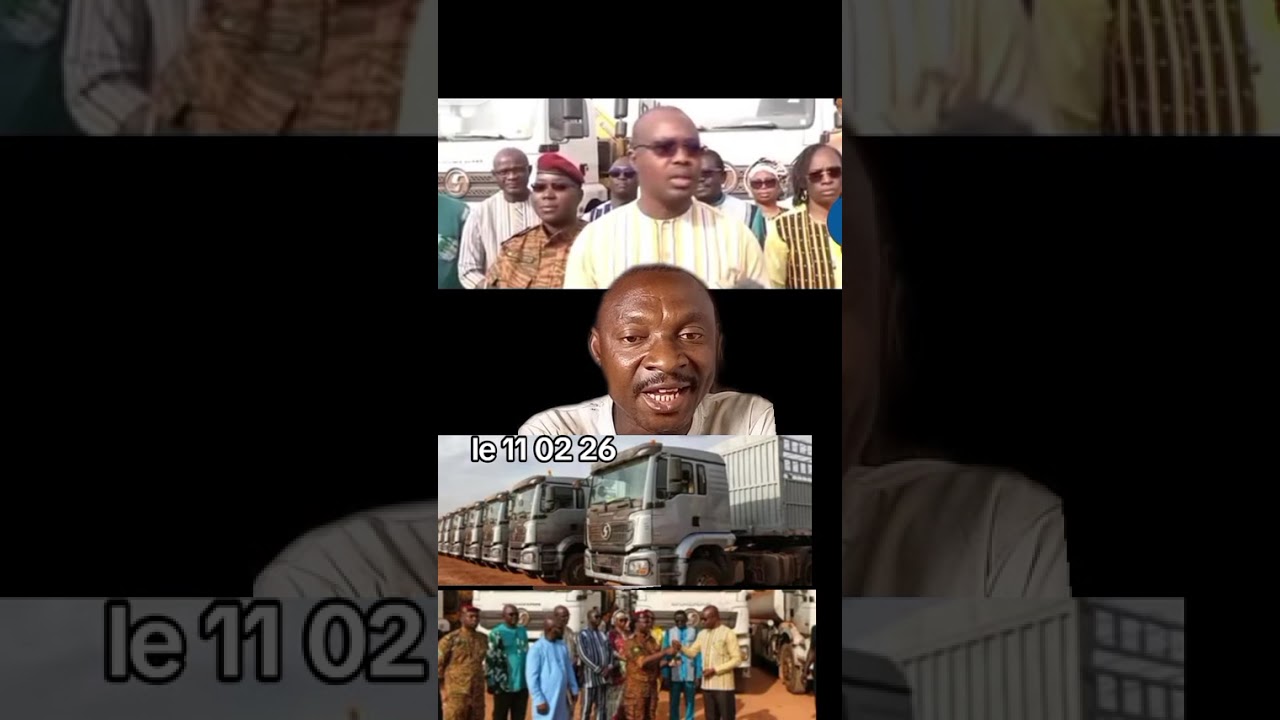 Les autorités burkinabè ont procédé à remise d'un lot de 64 camion