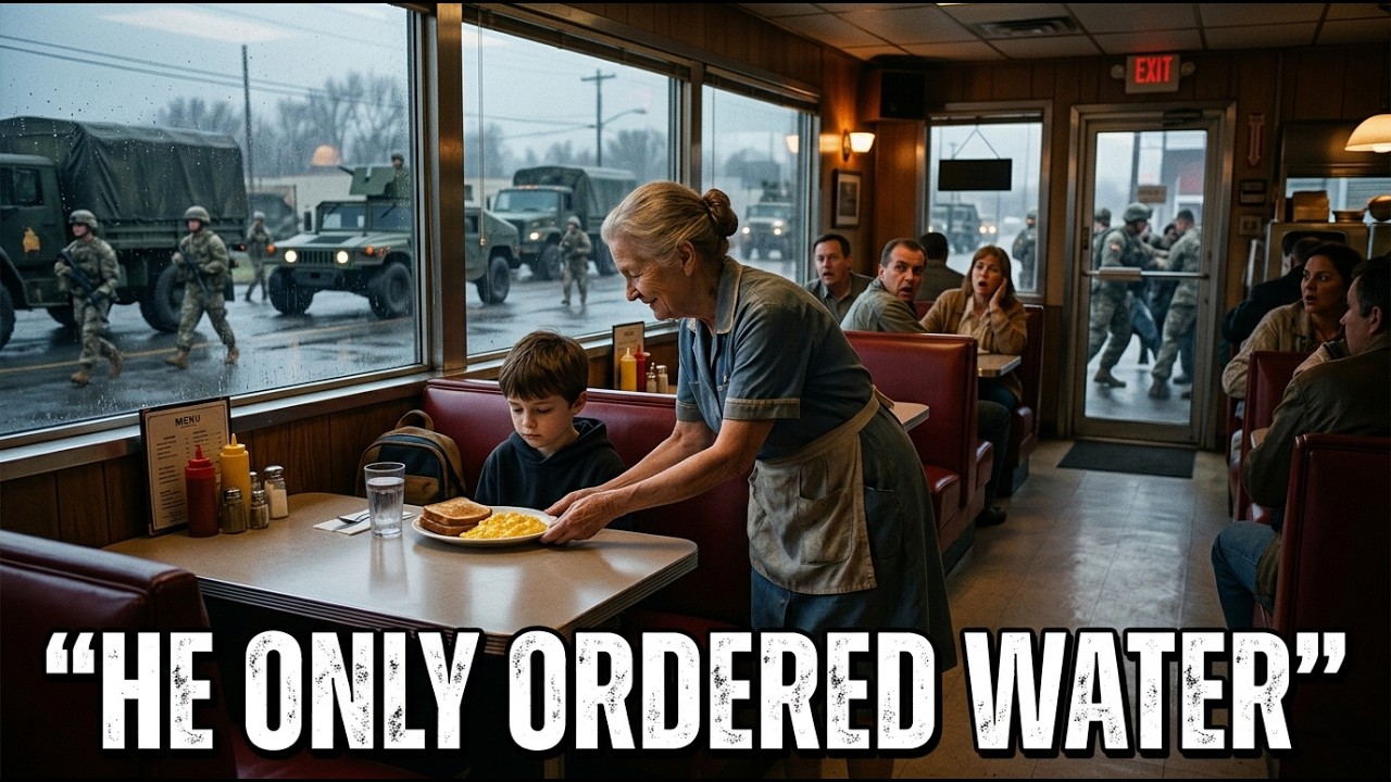 A Waitress Secretly Fed a Poor Boy &mdash; One Week Later Soldiers Arrived