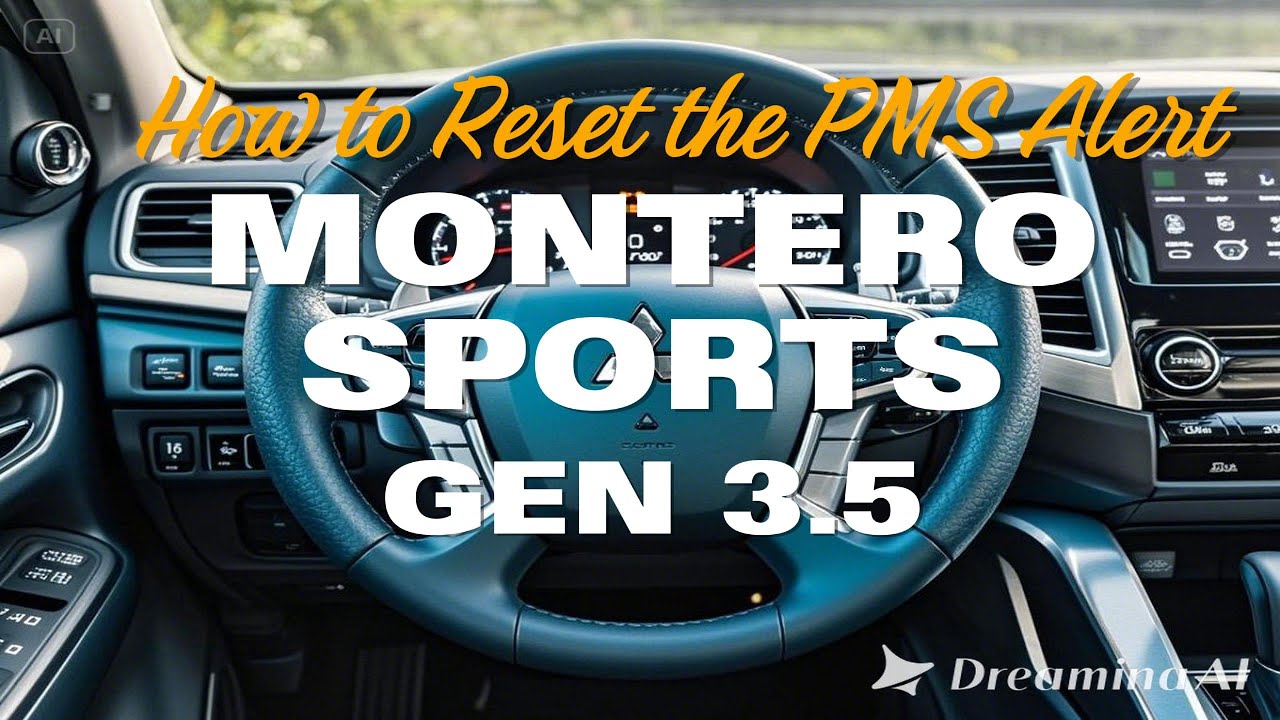 Mitsubishi Montero Sports :How to Clear 'Routine Maintenance Required' Alert on  Gen 3.5 2020 and up