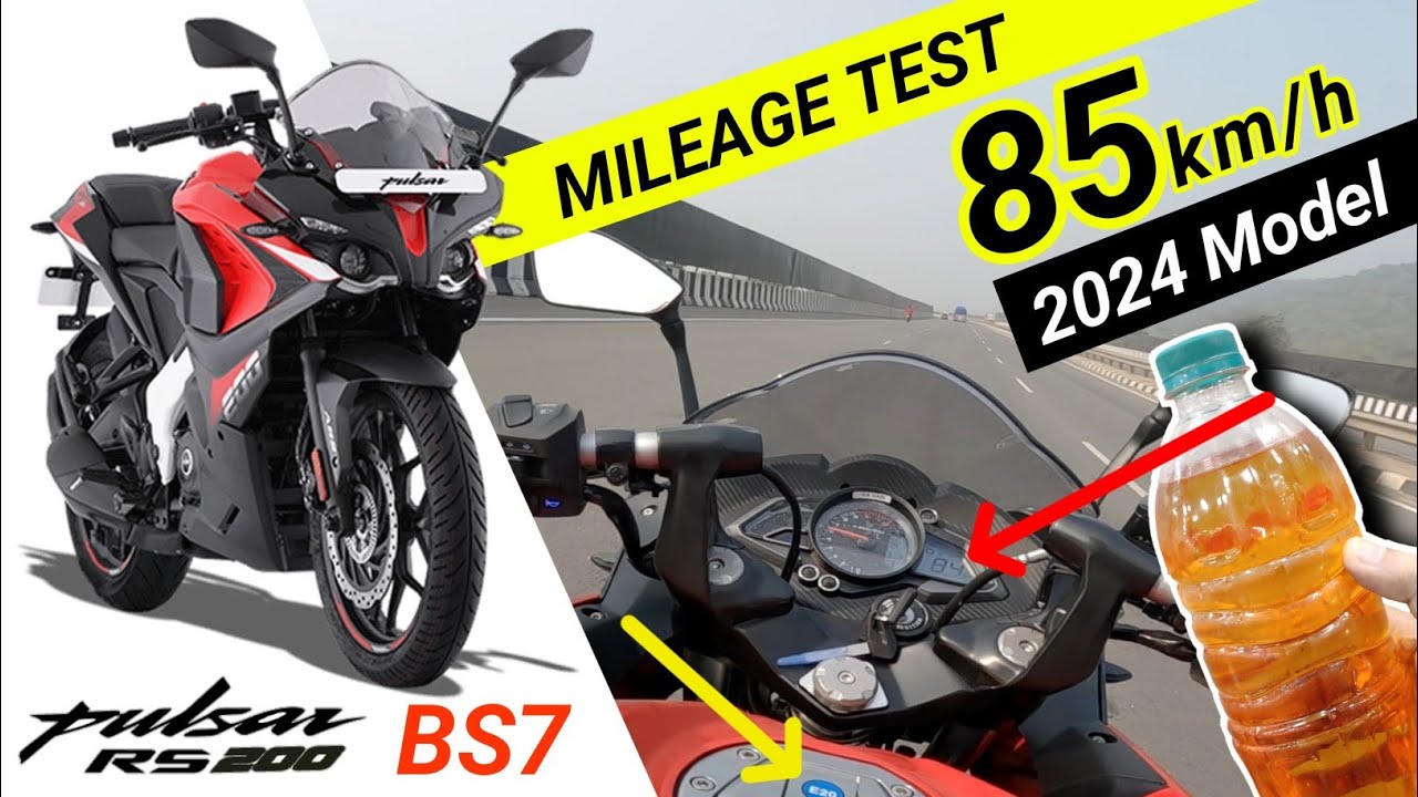 🚀Bajaj Pulsar RS 200 Mileage Test| New Pulsar RS 200 Mileage Test| Pulsar RS 200 Mileage Test 2025