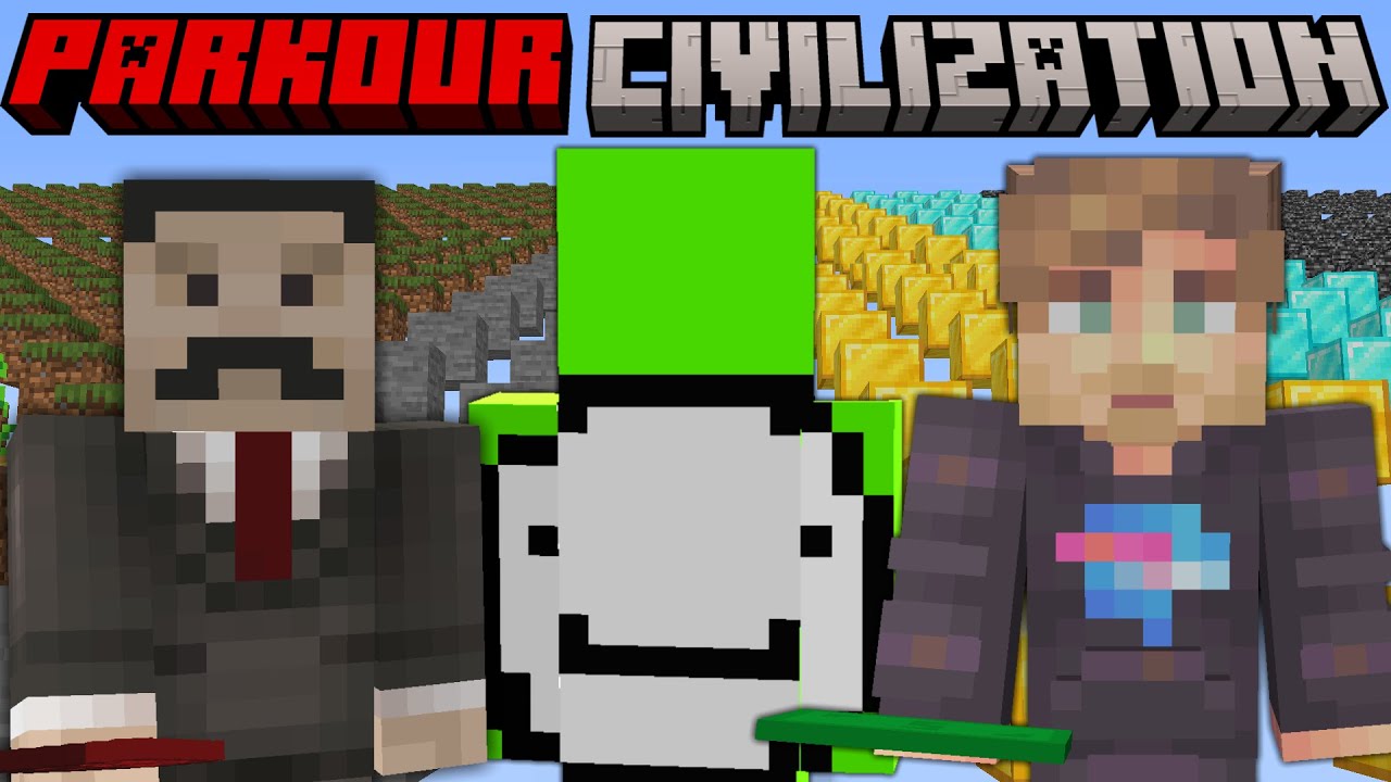 if YouTubers joined Parkour Civilization