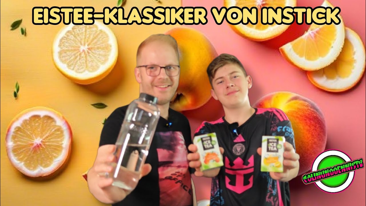 Eistee von Instick im Test - Pfirsich und Zitrone