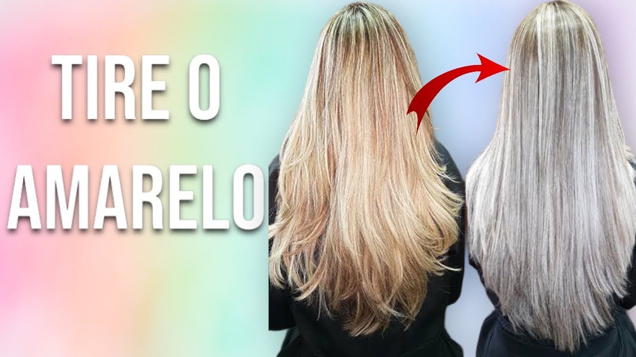 TIRE O AMARELO DO CABELO