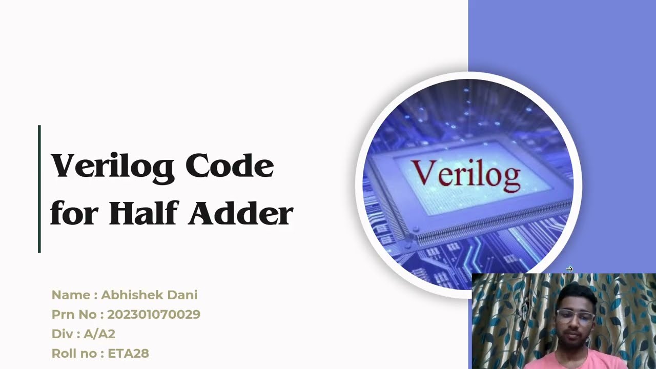 Explanation Of Verilog Code  For Combinational Circuit.