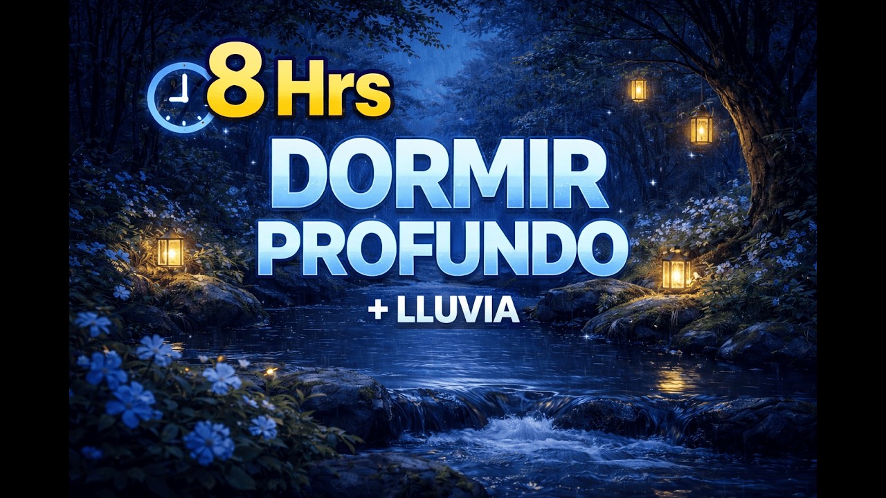 8 Horas para Dormir Profundamente 🌙 | Lluvia Relajante y Sonido Profundo