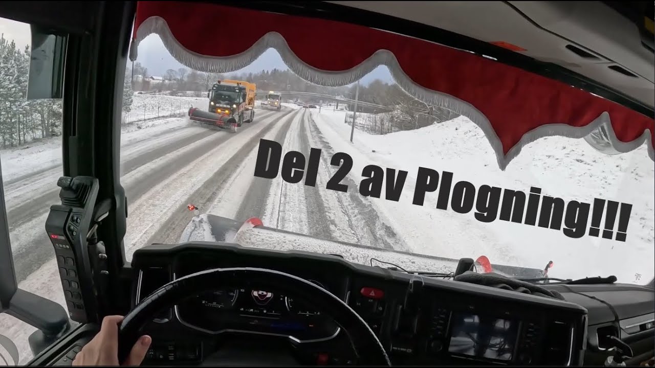 Del 2 av Snön är tillbaka! (Plogning med Scanian)