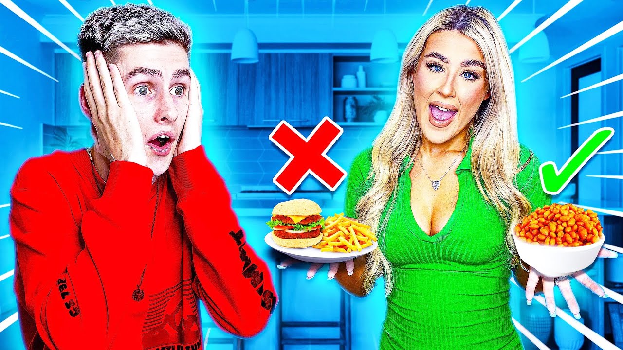 Letting My GIRLFRIEND Decide What I Eat For 24 HOURS! (Food Challenge)