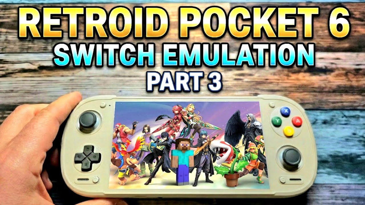Retroid Pocket 6 - again Switch emulation games test