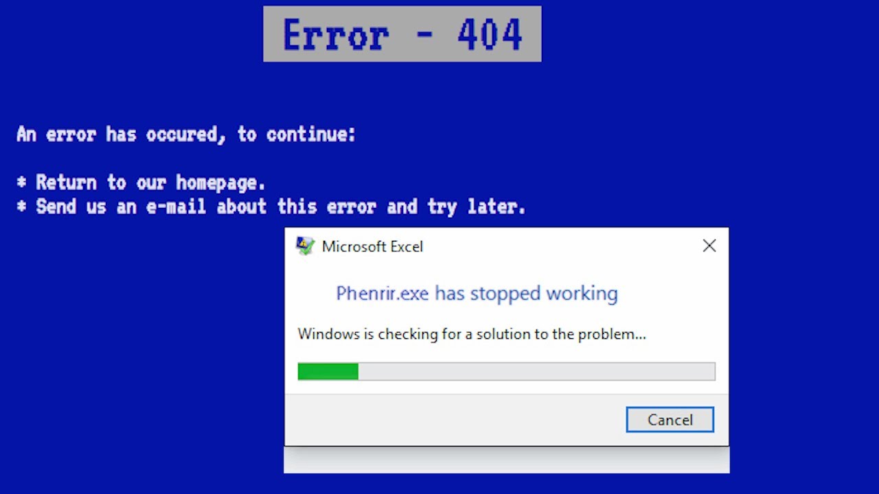 PHENRIR.EXE HAS STOPPED WORKING feat. 