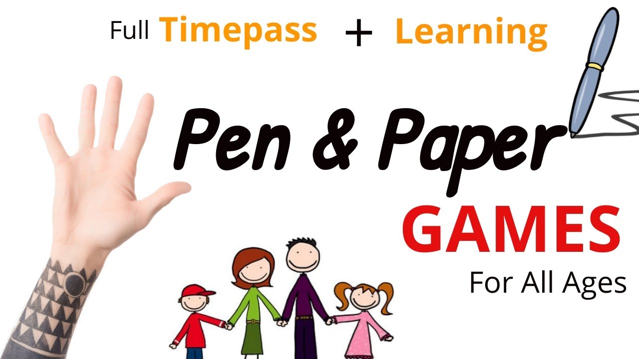 Pen and Paper Games in Hindi | 90's games| Funny Indoor Games | Childhood Games