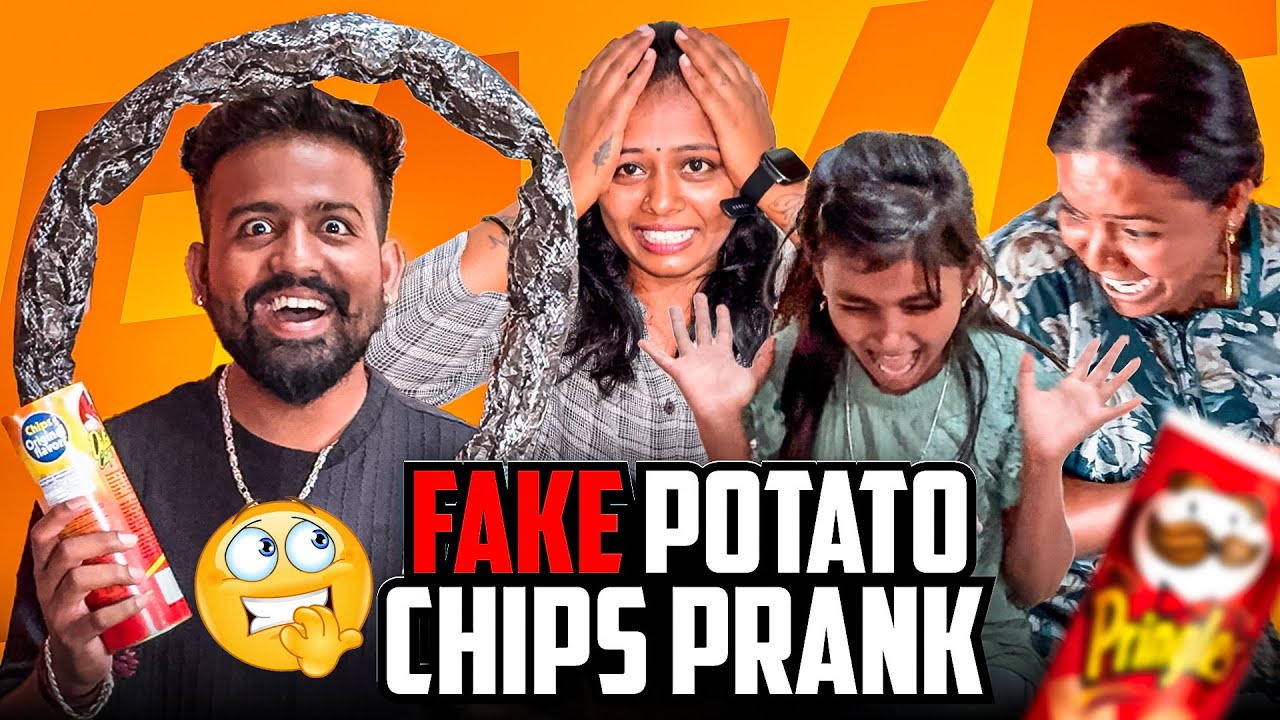 ಪಾಪ yelru Prank ಆಗ್ಬಿಟ್ರು 😂🤣| fake potato chips Prank🤬 #vlog #prankvlog nk