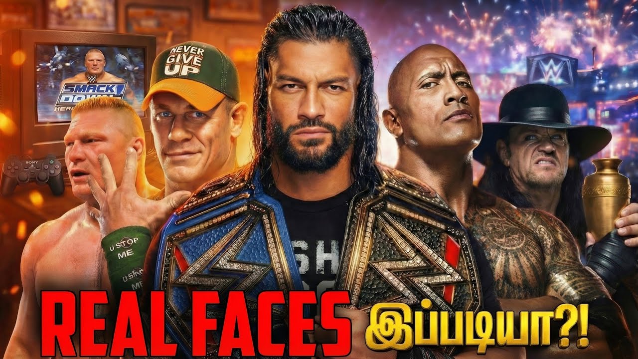 சம்பவம் Confirm!🔥WWE Wrestlers உண்மை முகம் 🎭