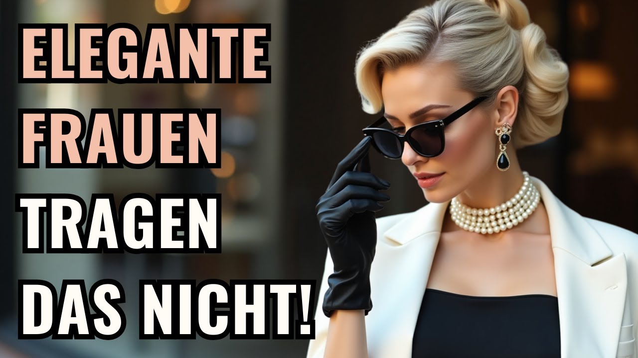 10 Dinge, die Elegante und Stilvolle Frauen NIE Tragen!