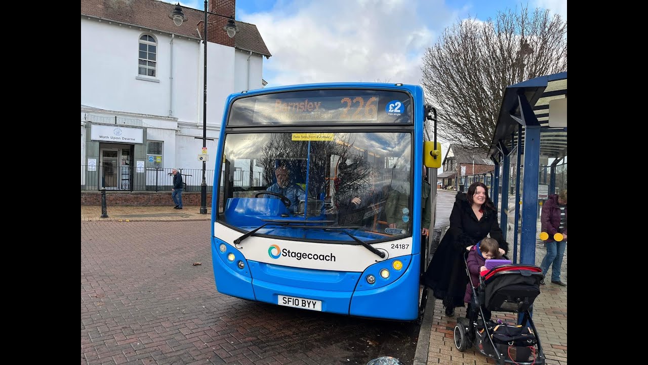 226 Stagecoach Bus - Thurnscoe to Barnsley Interchange (Full Route)