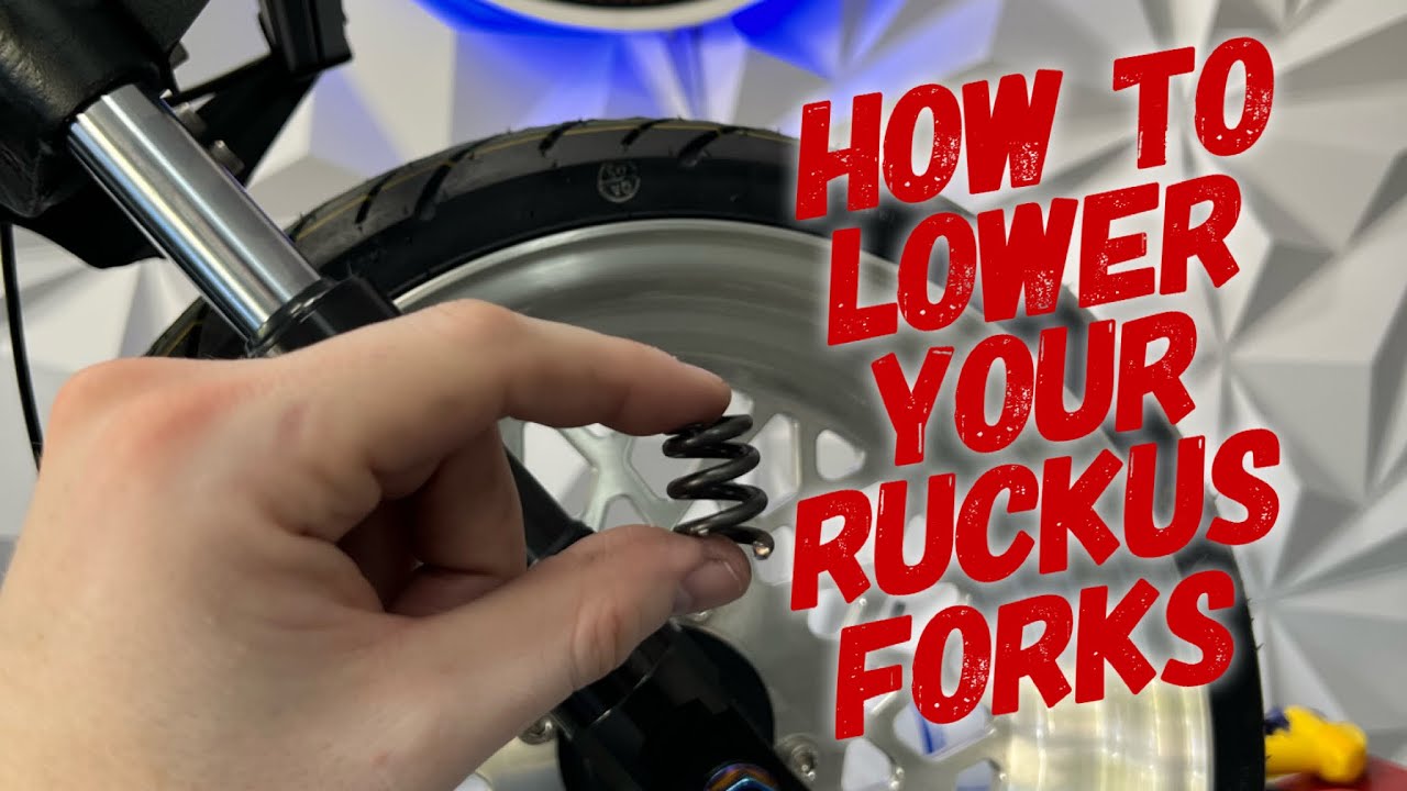 Lowering Your Honda Ruckus Forks-Adelin-RRGS-NCY-