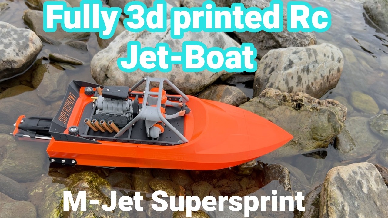 Epic Fully 3D printed Rc Jet-Boat Build!!!!