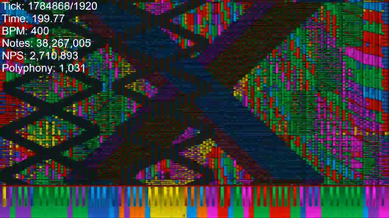 [Black MIDI] In the Hall of the Nuker King ~ 761M NOTES