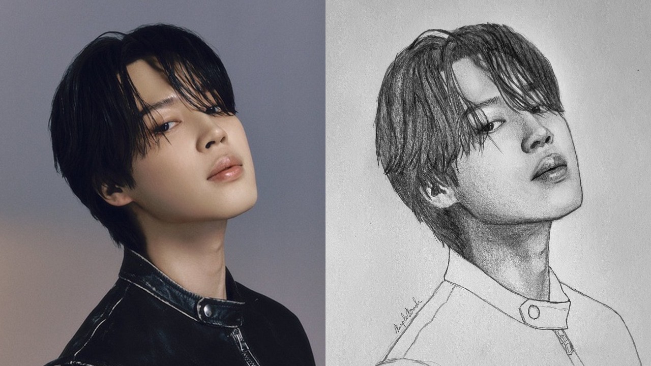 How to Draw BTS Jimin | Complete Loomis Method Guide for Beginners