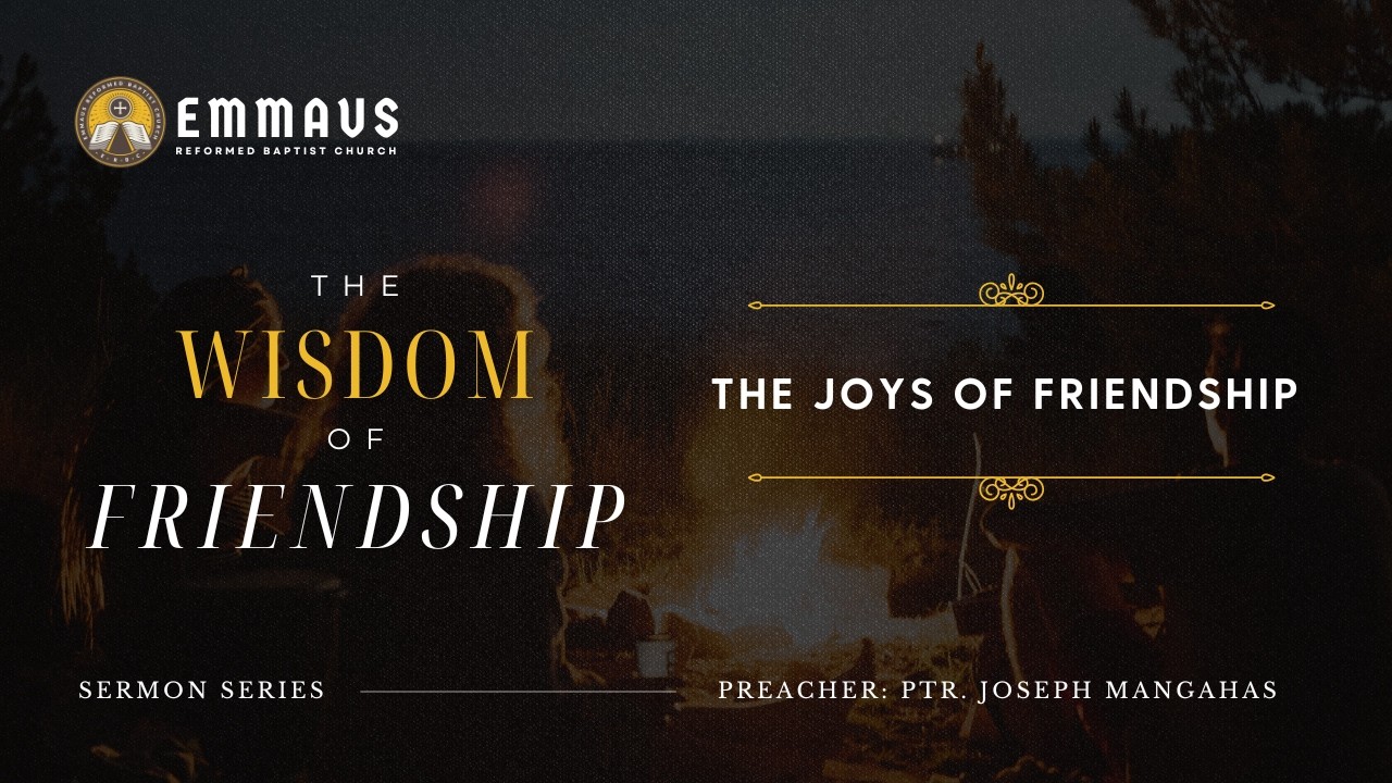 The Wisdom of Friendship: The Joys of Friendship - Ptr. Joseph Mangahas