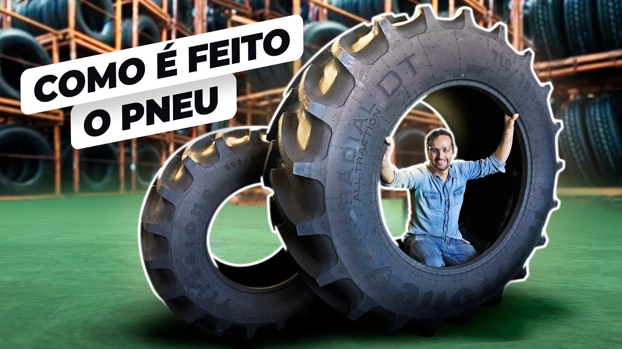 Como é FEITO o PNEU #Boravê