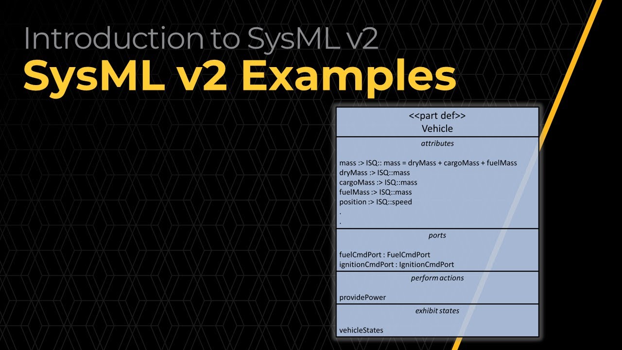 SysML v2 Examples — Lesson 3