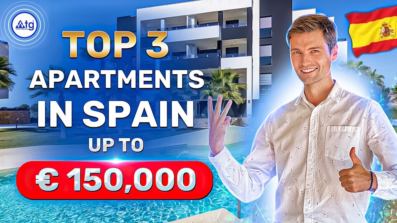 TOP 3 Apartment in Spain up to € 150,000. Best Properties in Spain. Buy Apartment in Costa Blanca.