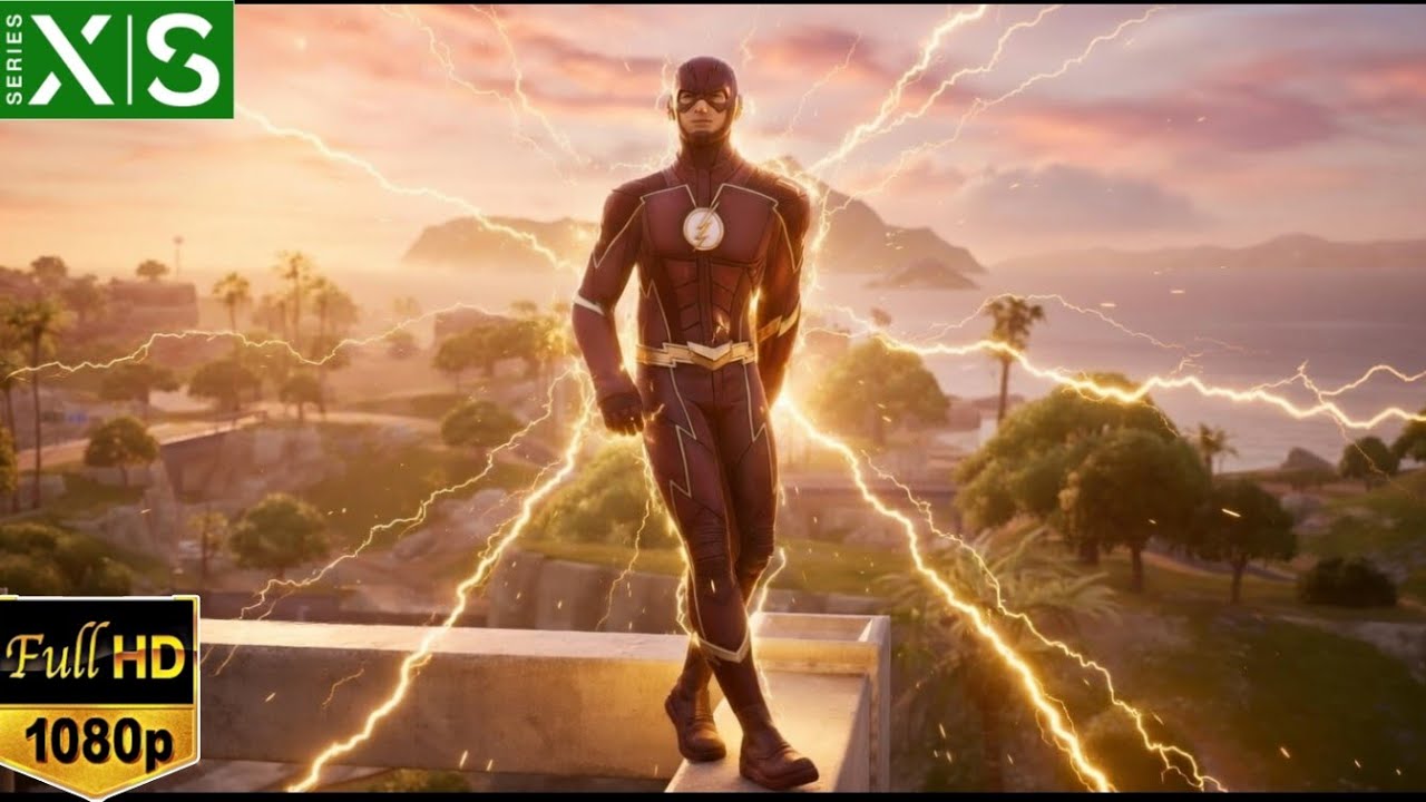 Fortnite (Xbox Series S) 60FPS HDR Gameplay | Skin The Flash