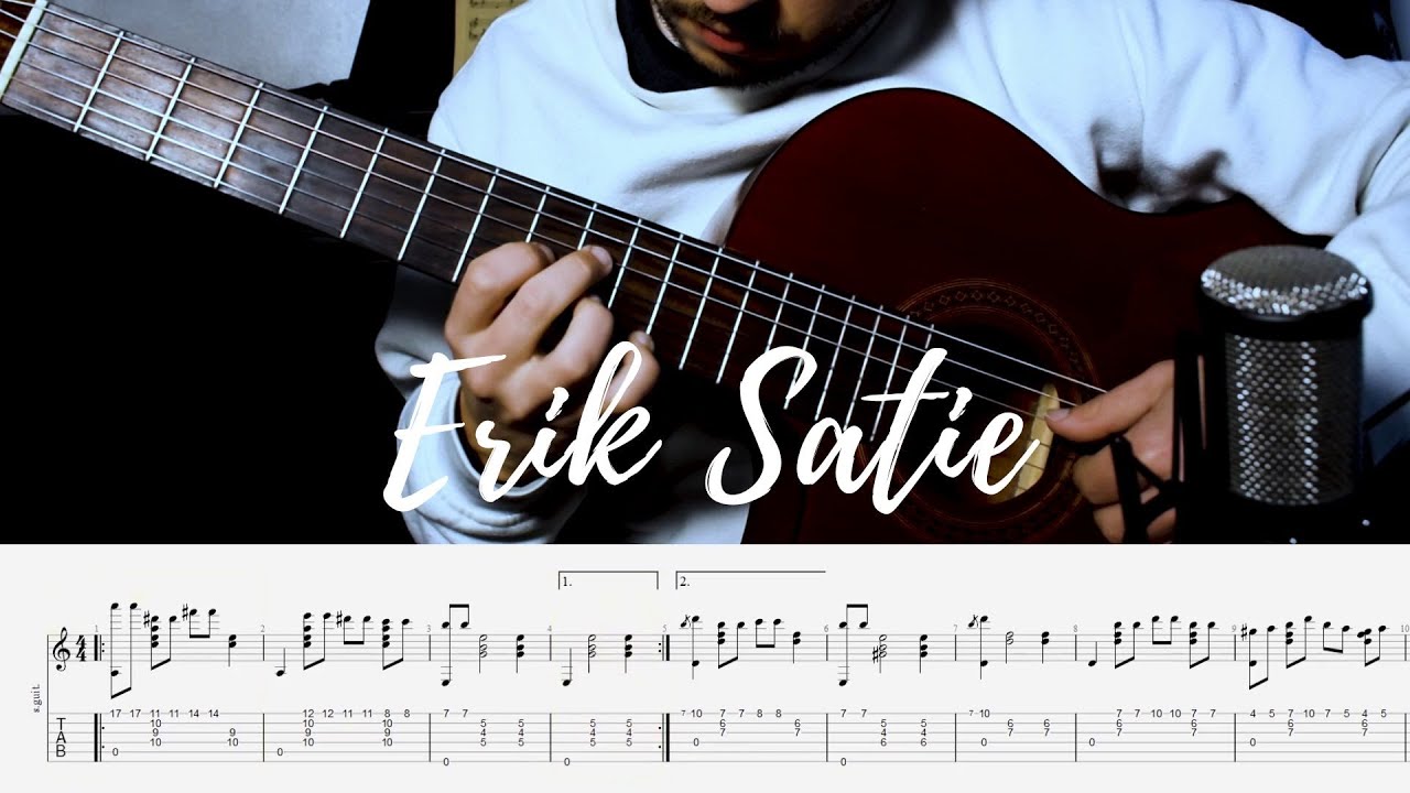 Erik Satie - Gnossienne 03 (Guitar Cover With Tabs)