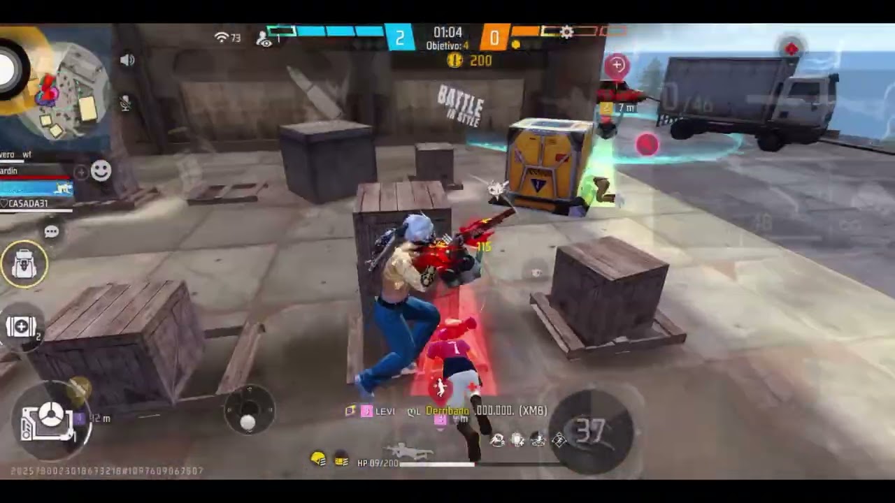 free fire tengo que ganar con la primera arma de la segunda