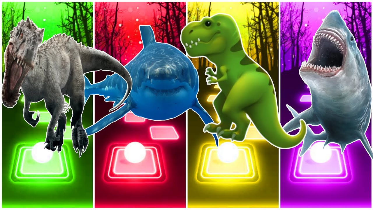 Jurassic park dinosaur 🆚 Funny Magalodon 🆚 Dinosaur 🆚 Funny Magalodon