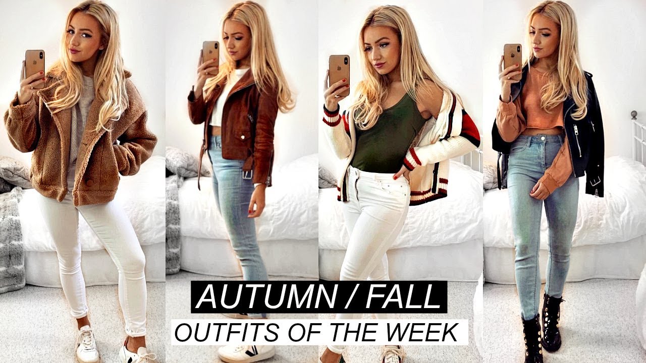 AUTUMN FALL OUTFITS OF THE WEEK 2019! / EVERYDAY CASUAL OUTFIT IDEAS!
